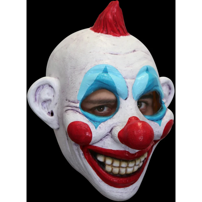 Máscara de Payaso Latex Mechon Rojo
