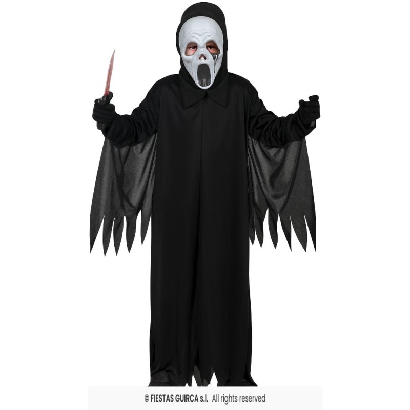 Disfraz fantasma scream asassin 10-12 añ