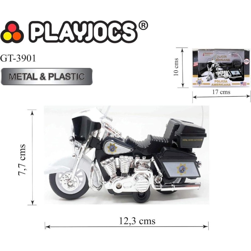 Moto Policía Americana 
