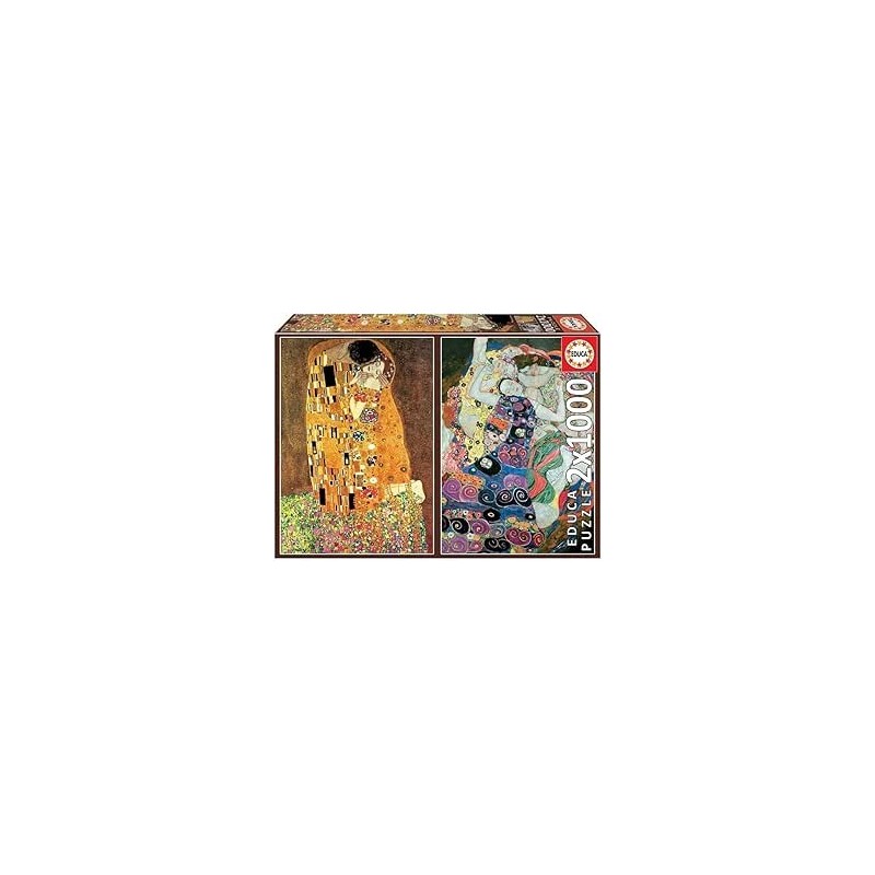 2X1000 El Beso + La Virgen, Gustav Klimt