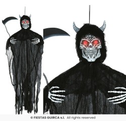 Colgante esqueleto demonio luz son 130cm