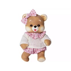 Muñeca Oso de 25 cm con Jersey Beige
