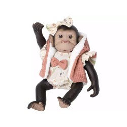 Muñeca Mono Reborn de 35 cm con Chaleco 