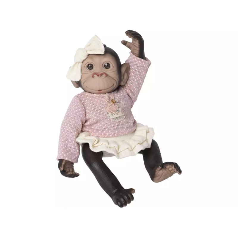 Muñeca Mono Reborn de 35 cm con Jersey R