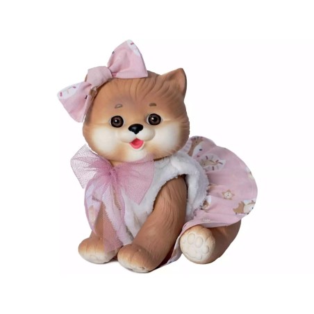 Muñeco Gatito Marrón de 23 cm con Chalec