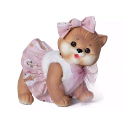 Muñeco Gatito Marrón de 23 cm con Chalec 2