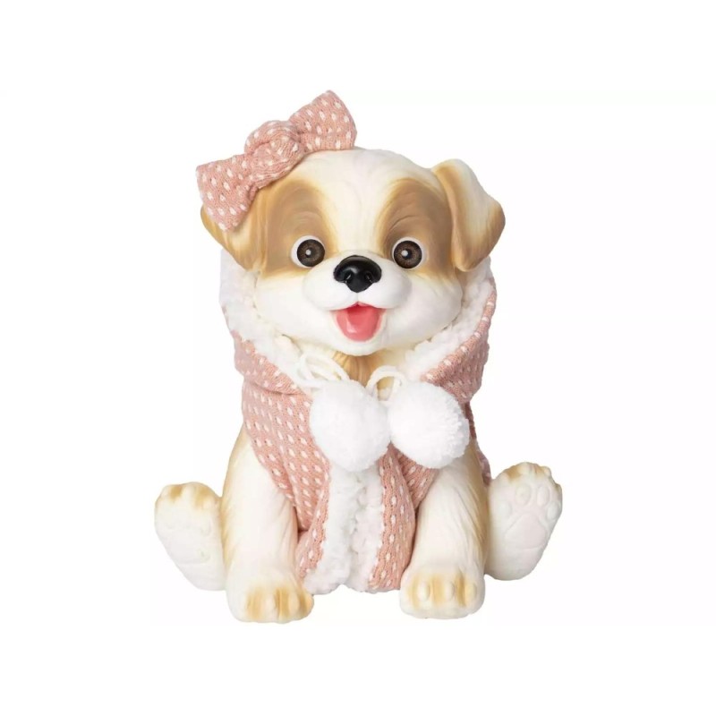 Muñeco Perrito Marrón y Beige de 23 cm c