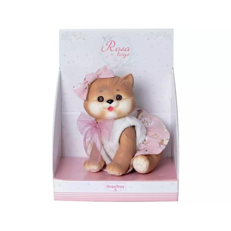 Muñeco Gatito Marrón de 23 cm con Chalec