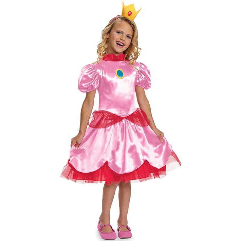Disfraz princesa Peach 4-6 años