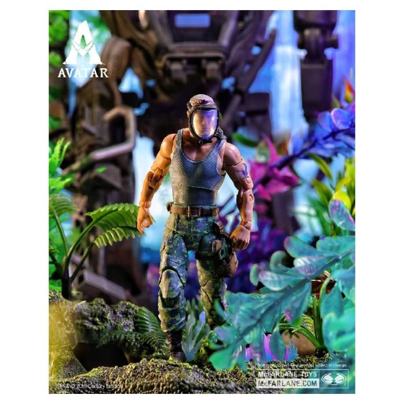 FIGURA COLONEL MILES QUARITCH -  AVATAR