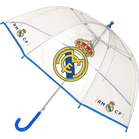 PARAGUAS MANUAL POE BURBUJA REAL MADRID
