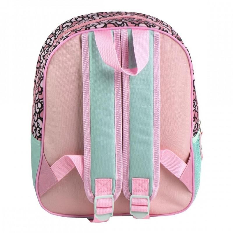 Mochila Infantil 3D Hello Kitty Rosa