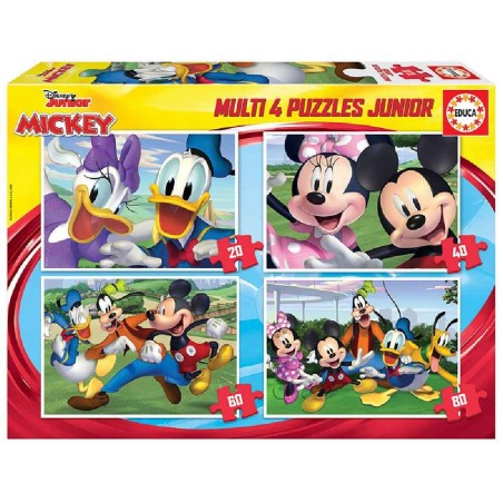 Puzzle multi 4 junior mickey & friends 2