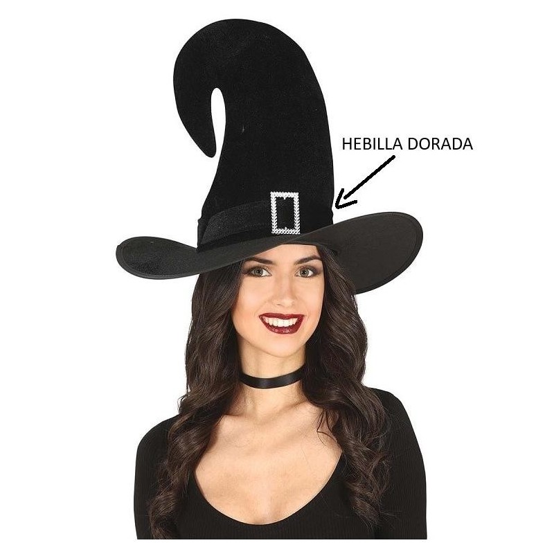Originales Sombrero Bruja Elegante negro