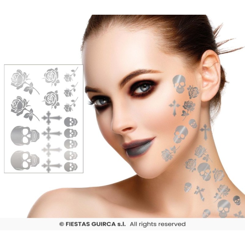 Tatuajes Goticos en plateado
