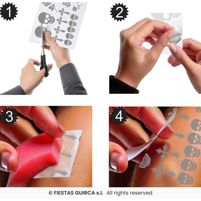 Tatuajes Goticos en plateado