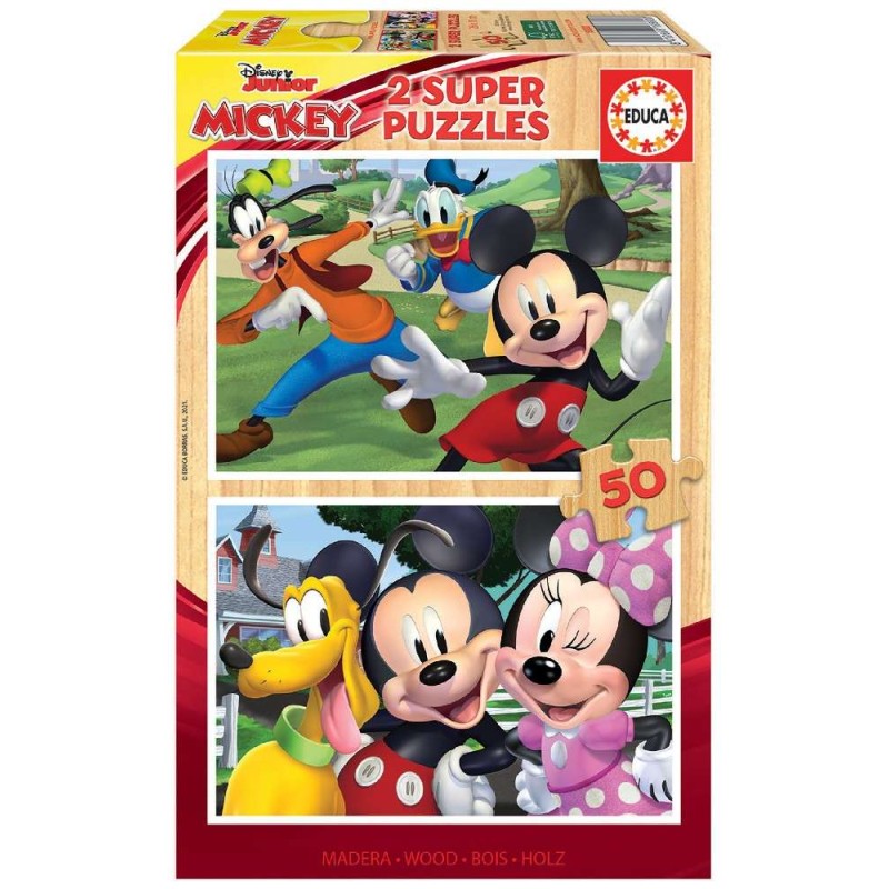 Mickey and Friends 2 Puzzles Infantiles
