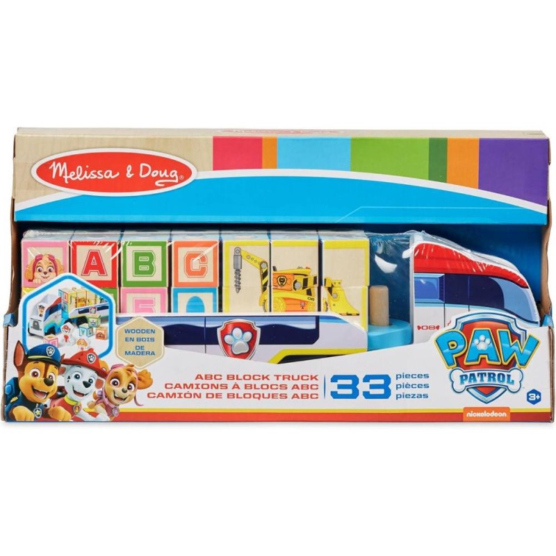 Paw Patrol Camión de Bloques ABC de Made