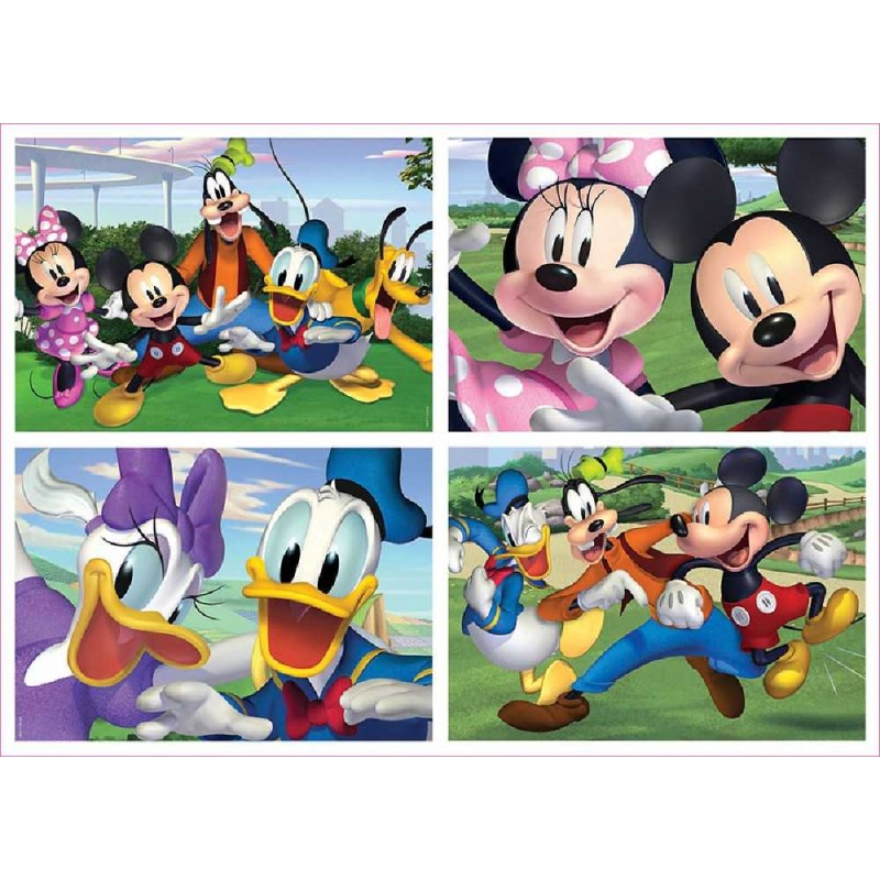 Puzzle multi 4 junior mickey & friends 2