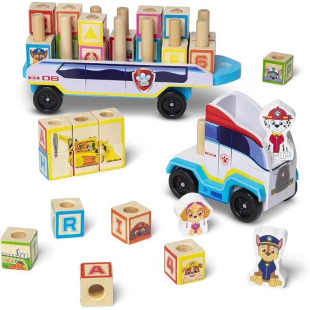 Paw Patrol Camión de Bloques ABC de Made