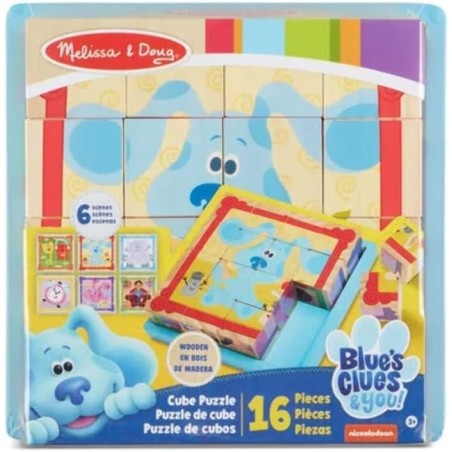 Puzzle de Cubos de Madera Blue´s 