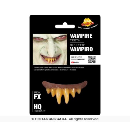 Colmillos amarillos vampiro