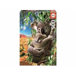 PUZZLE 500 PIEZAS KOALA CON SU CAHORRO