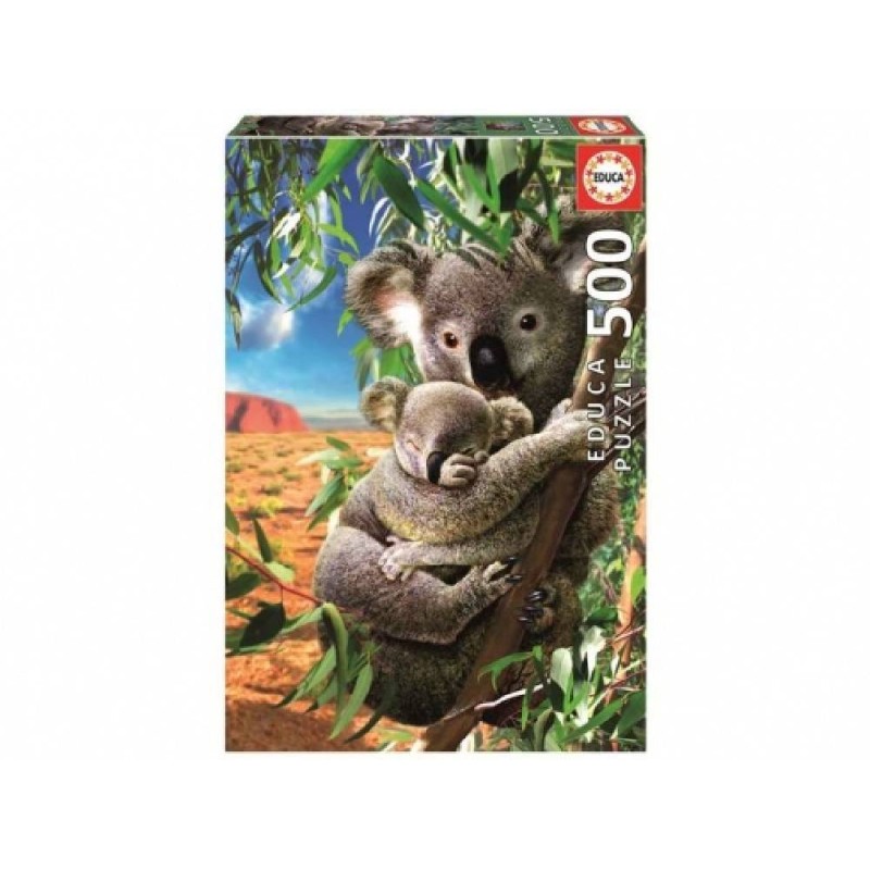 PUZZLE 500 PIEZAS KOALA CON SU CAHORRO