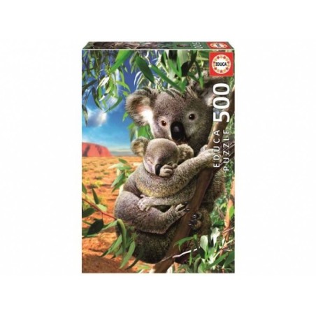 PUZZLE 500 PIEZAS KOALA CON SU CAHORRO