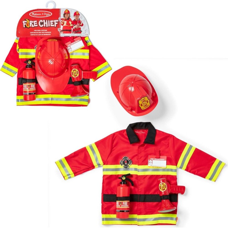 Disfraz Bombero Niño y Niña de 3 a 6 Año