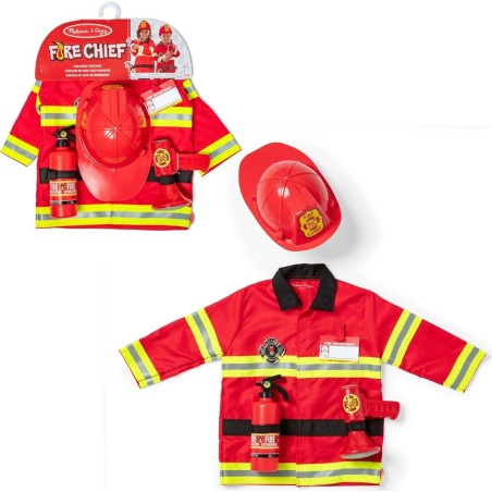 Disfraz Bombero Niño y Niña de 3 a 6 Año