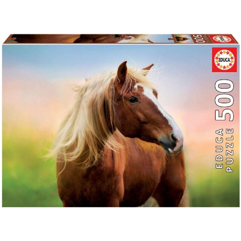 PUZZLE 500 PIEZAS  CABALLO AL AMANECER