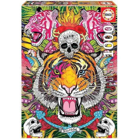 PUZZLE 1000 PIEZAS EXTASIS - TIGRE