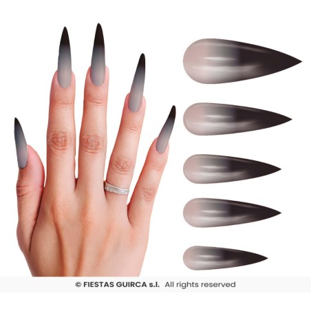 uñas postizas largas gotica
