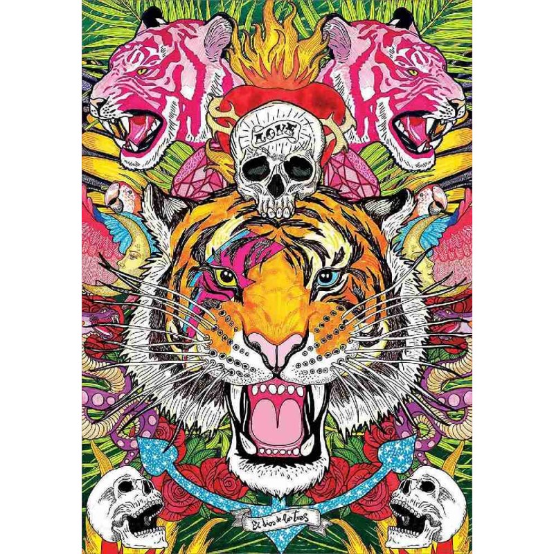 PUZZLE 1000 PIEZAS EXTASIS - TIGRE