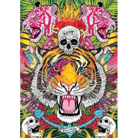 PUZZLE 1000 PIEZAS EXTASIS - TIGRE
