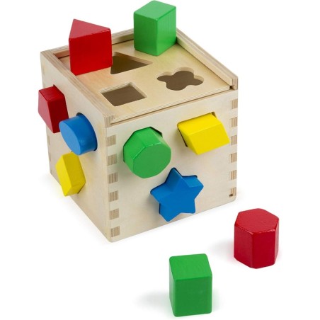 Cubo para Clasificar Formas, Juguete Edu