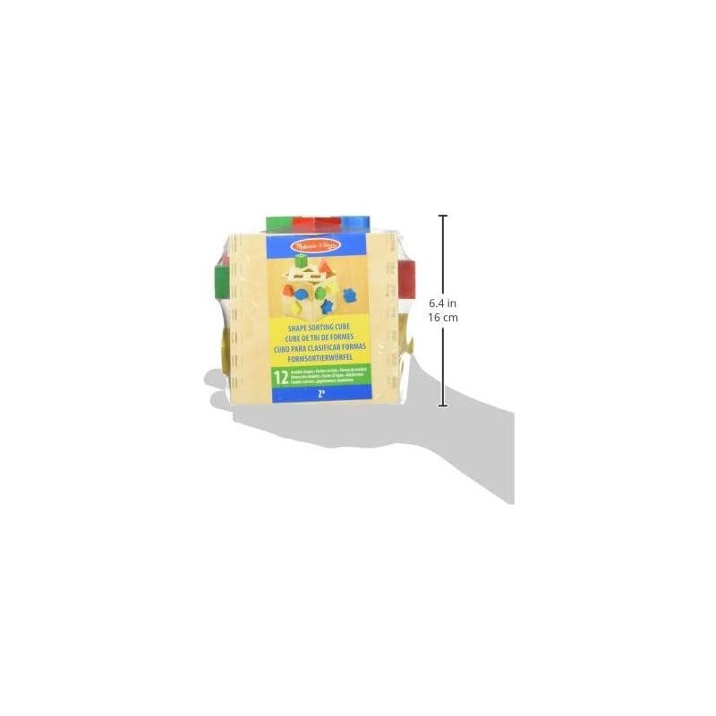 Cubo para Clasificar Formas, Juguete Edu
