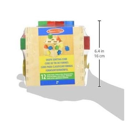 Cubo para Clasificar Formas, Juguete Edu
