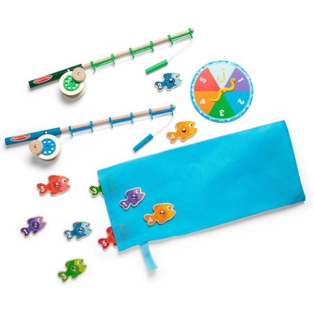 Juego De Pesca De Madera para Capturar Y