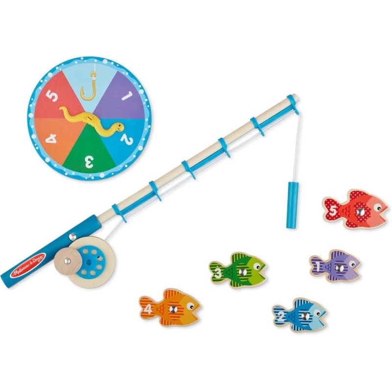 Juego De Pesca De Madera para Capturar Y