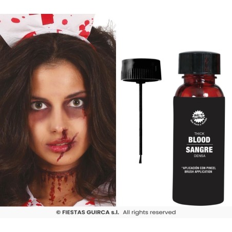 Bote sangre densa con pincel, 60 ml