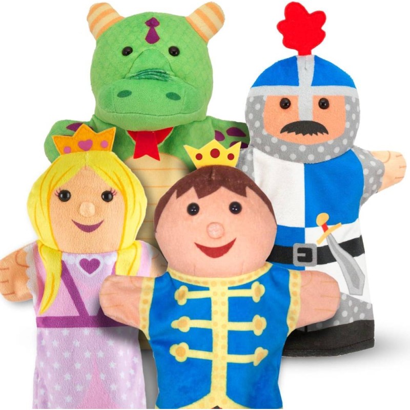  4 Títeres de Mano con Personajes de Pal