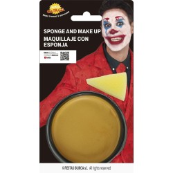 maquillaje con esponja oro
