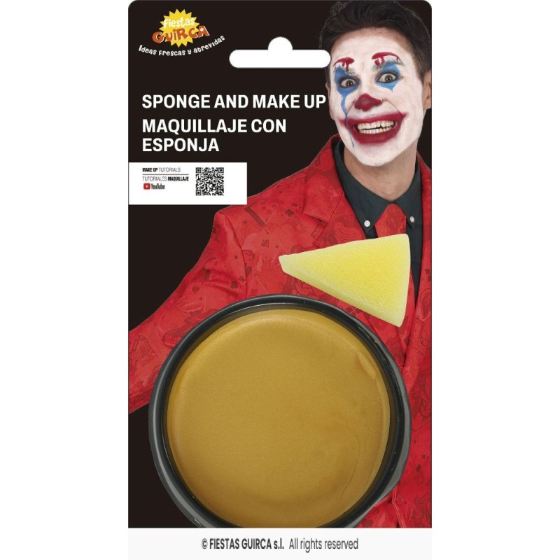 maquillaje con esponja oro