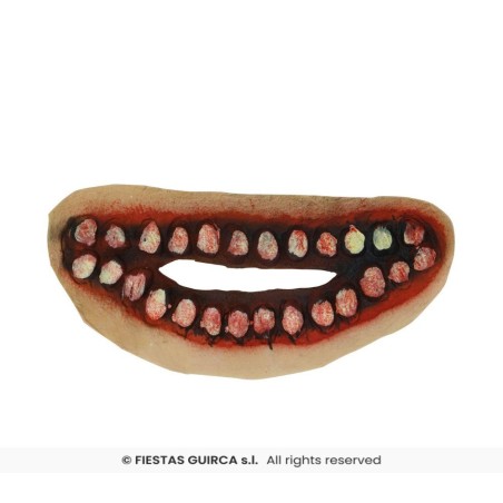 Cicatriz boca con cinta adhesivo 15cm 