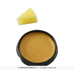 maquillaje con esponja oro 2