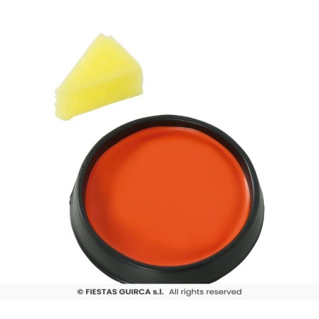 maquillaje con esponja Naranja