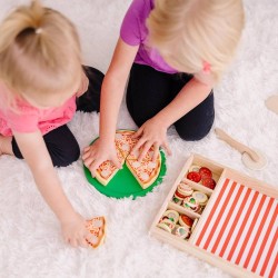 Pizza De Madera, Alimentos de Madera, Ju 2
