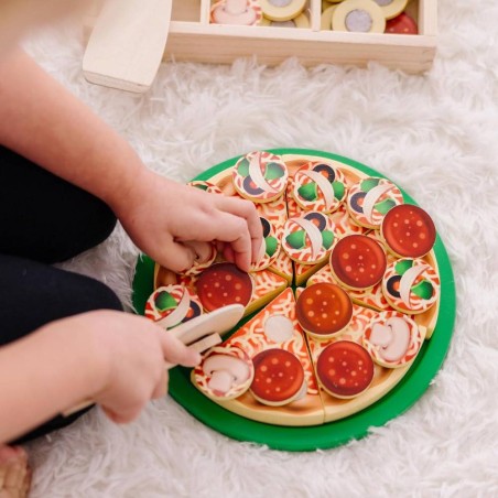Pizza De Madera, Alimentos de Madera, Ju